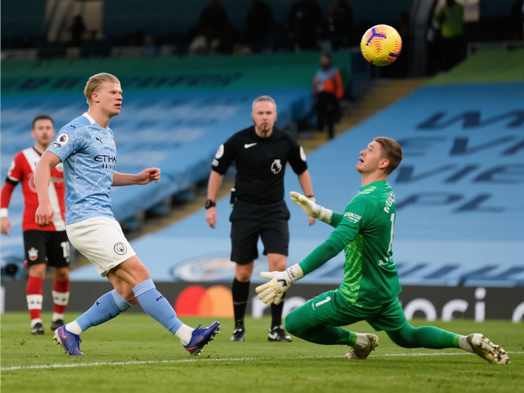 英超霸主受挫!曼城0-0战平垫底队南安普顿,4连胜告终暂领先第五2分 比赛中,曼城并非没有机会。尤其是在下半场