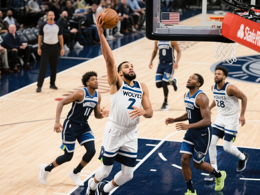 戈贝尔的这记进球仅仅是森林狼8-0小高潮